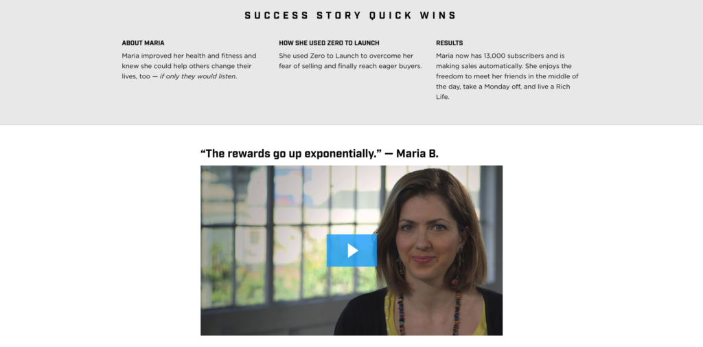Video Testimonial Example