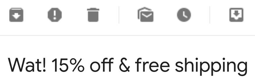 Monki Subject Line