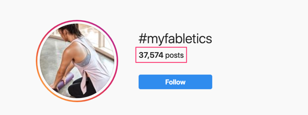 My Fabletics Hashtag