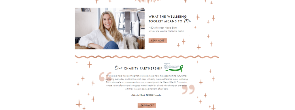 NEOM Charity Partnership