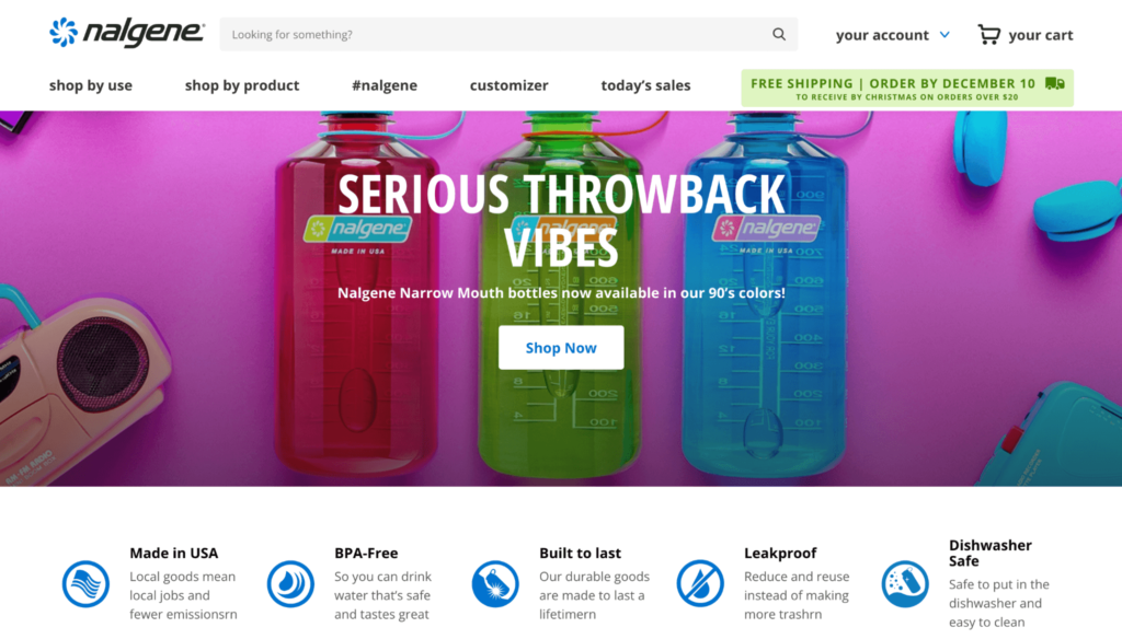 Nalgene Homepage