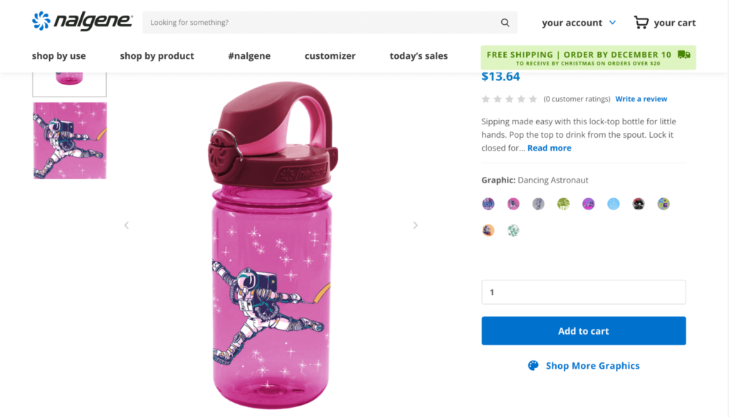 Nalgene Product Page