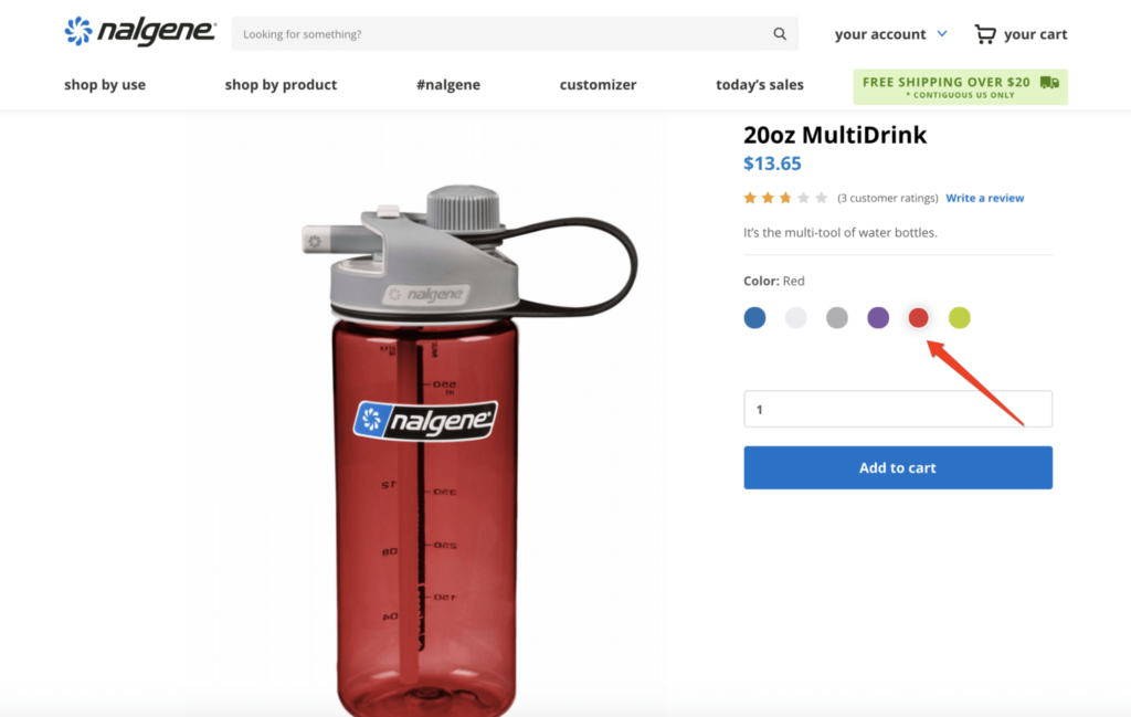 Nalgene Product Page