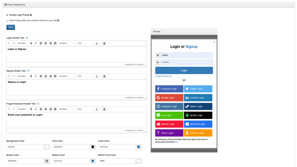 One Click Social Login 2