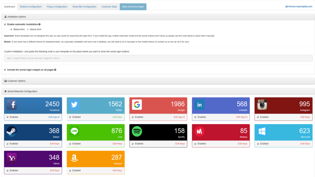 One Click Social Login 3