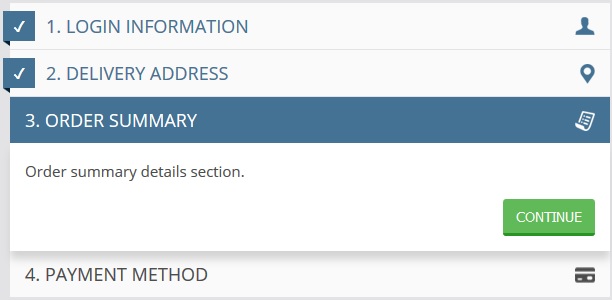 Order Summary Example