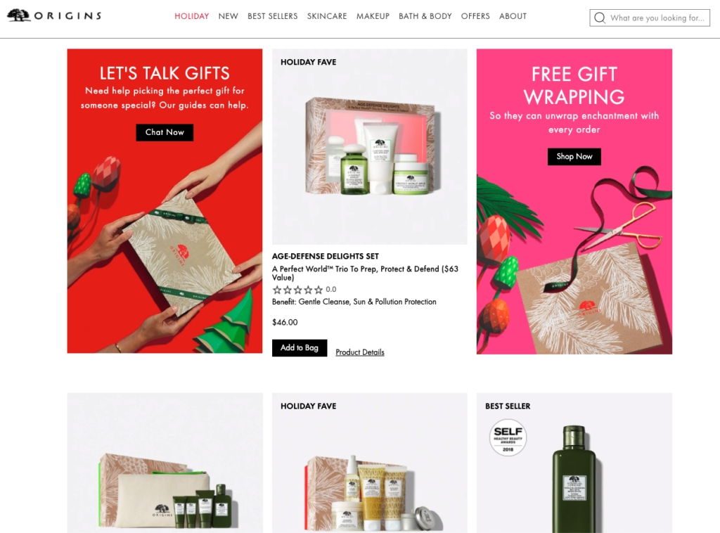 Origins Gift Guide Landing Page 2