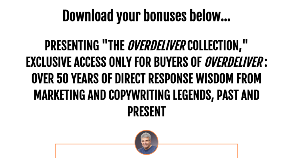 Overdeliver Pre-Launch Bonuses