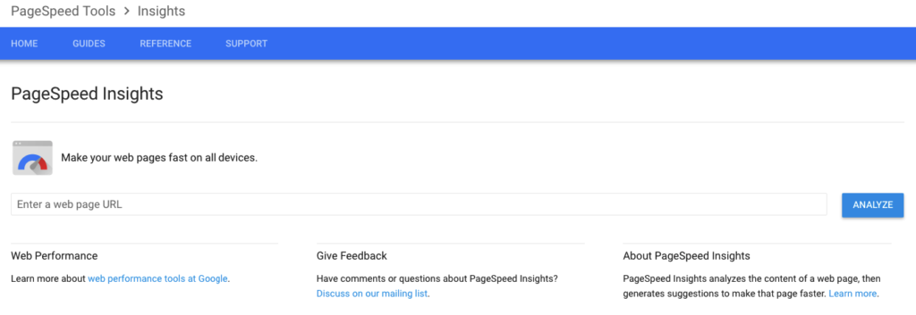 PageSpeed Insights