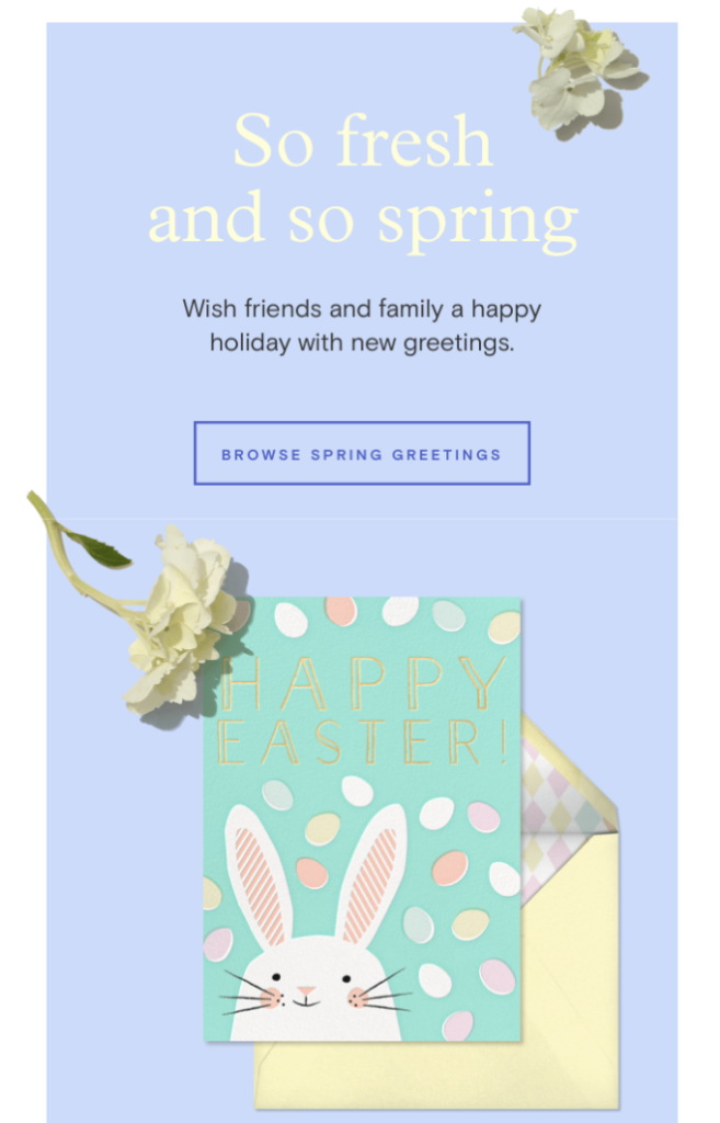 Paperless Post Spring Email