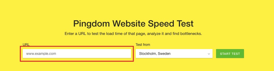 Pingdom Website Speed