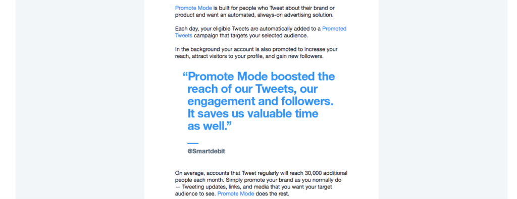 Promote Mode