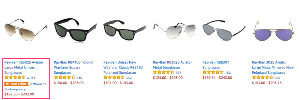 Ray-Ban #1 Best Seller 2