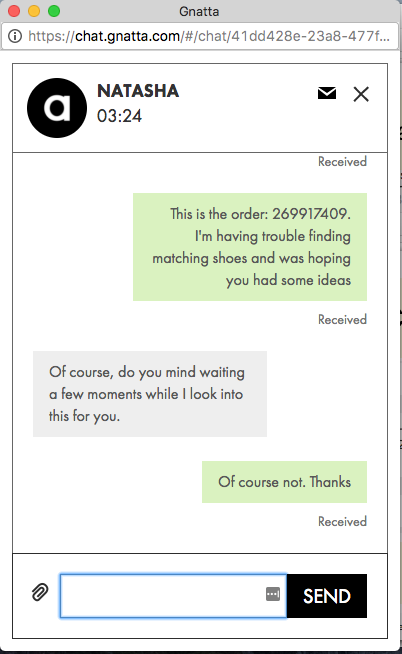 Sms From Asos