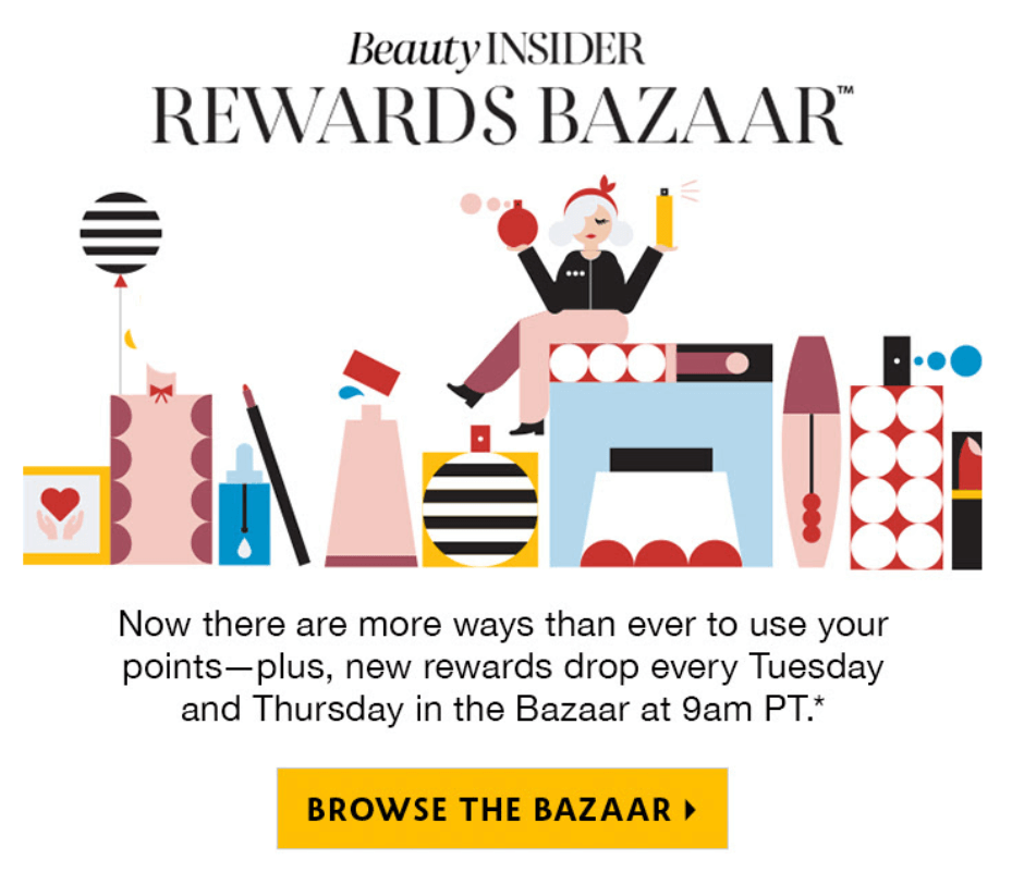Sephora Beauty Insider Rewards Bazaar