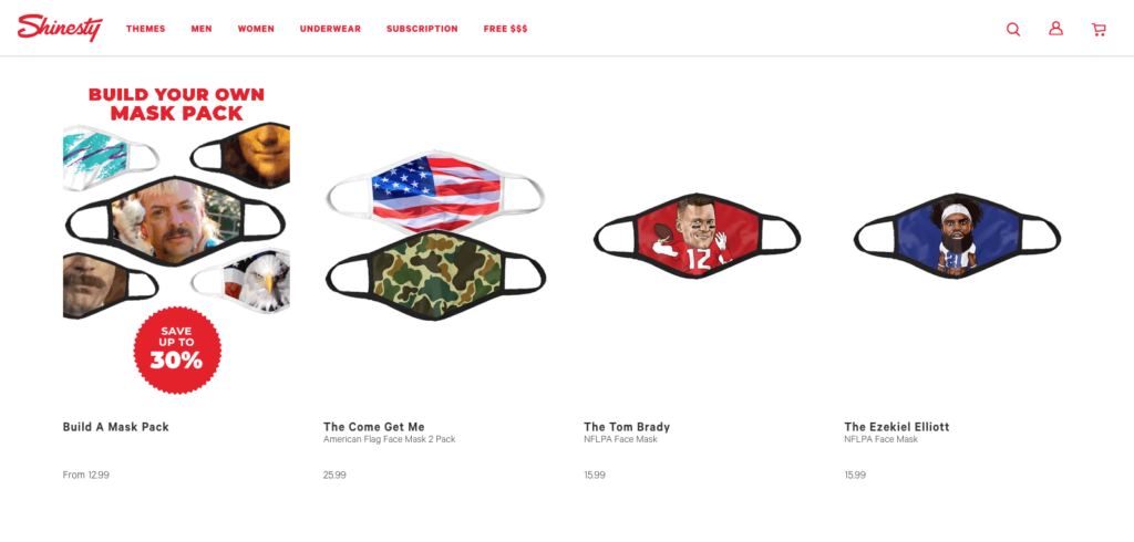 Shinesty Product Page
