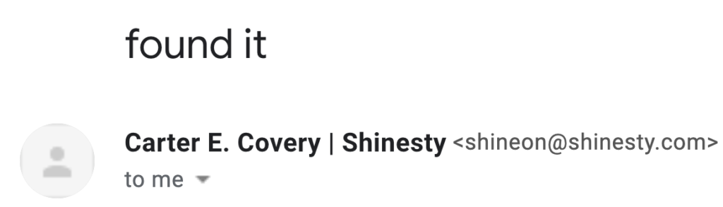 Shinesty Subject Line 2