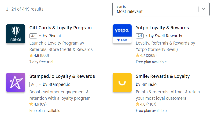 Shopify Loyalty Card Apps