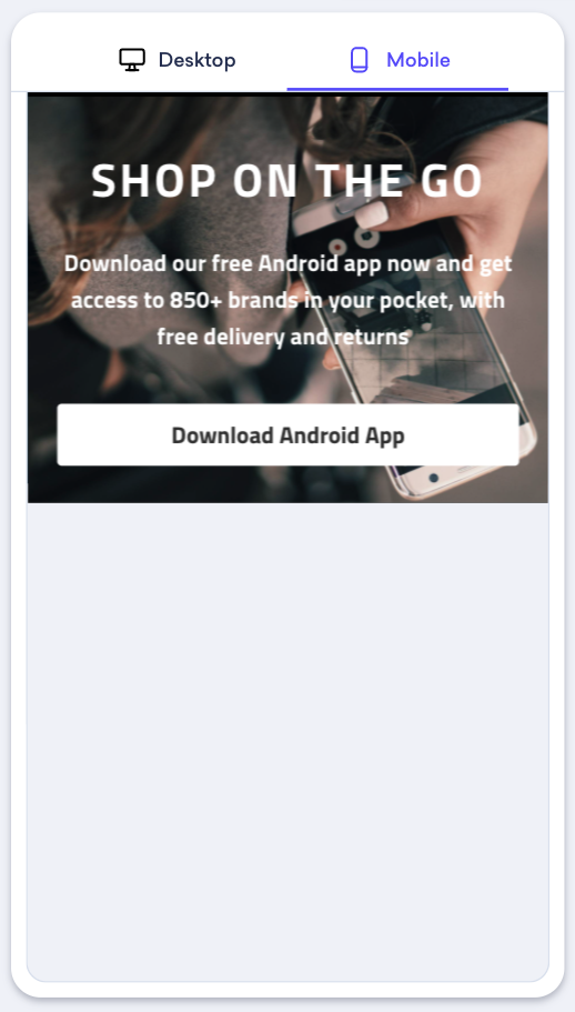 SiteData Use Case Mobile App 2