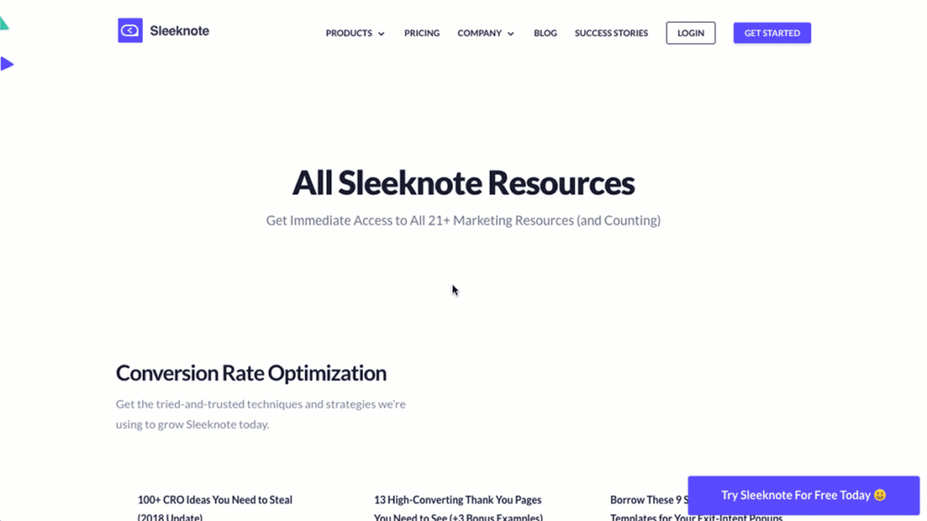 Sleeknote-Resource-Library