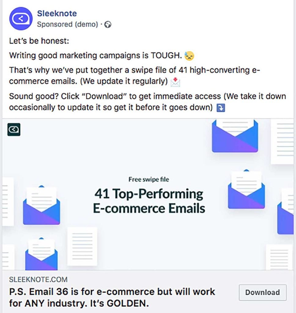 Sleeknote_Facebook_Ad