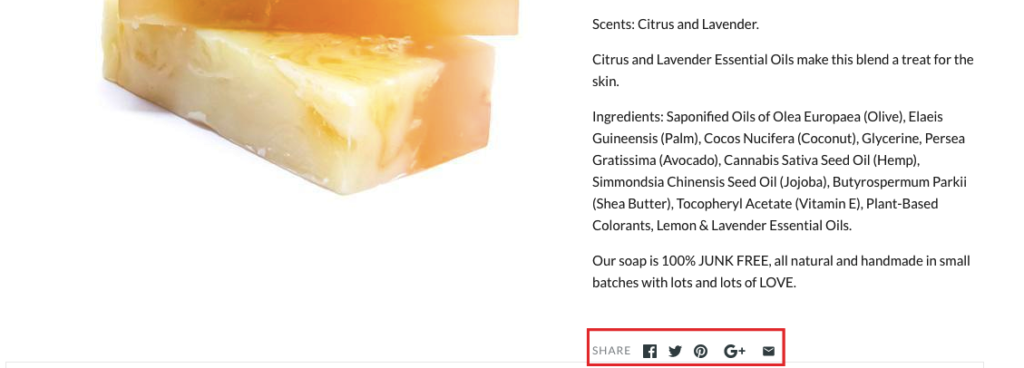 Social Shares on Product Pages