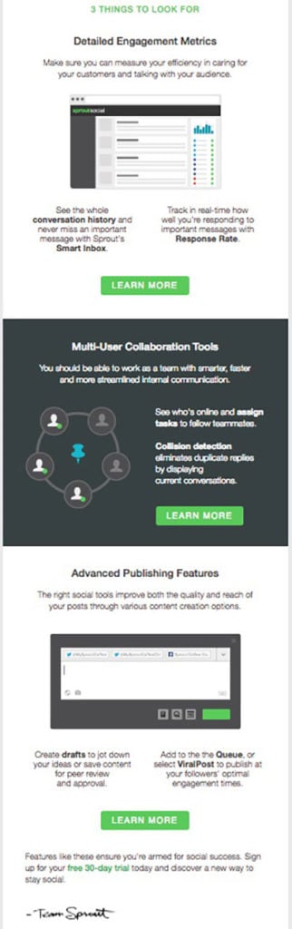 Sprout Social Email Onboarding