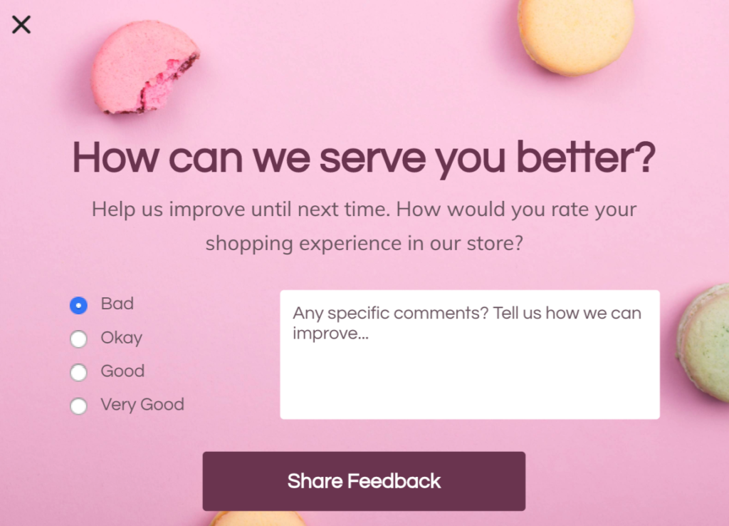 Survey Popup