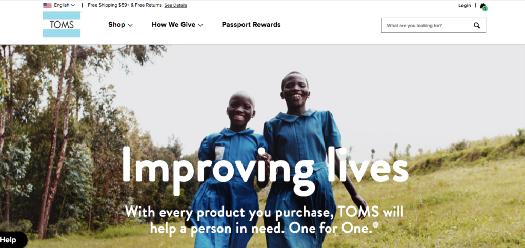 TOMS Improving Lives