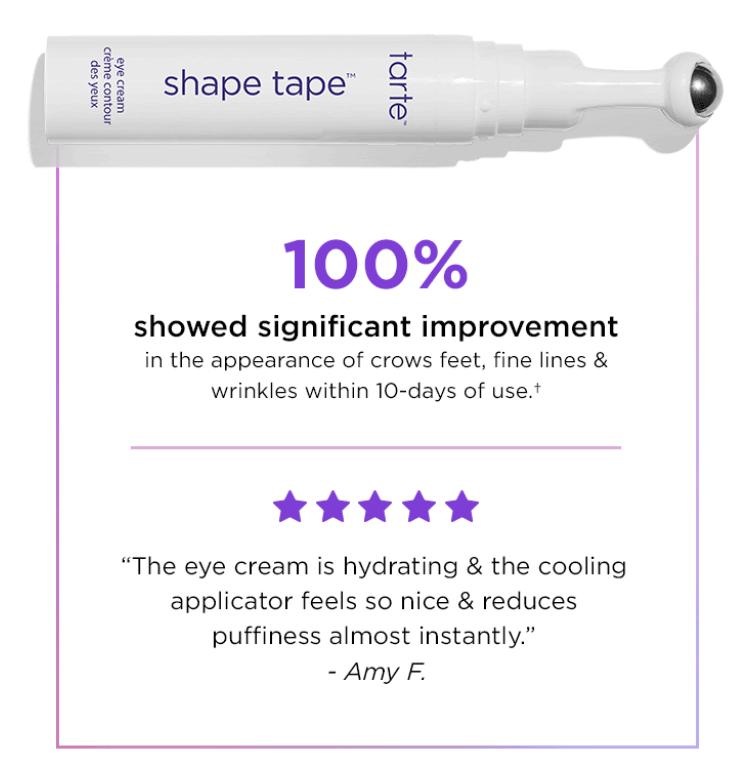 Tarte Shape Tape Cream Customer Review Email