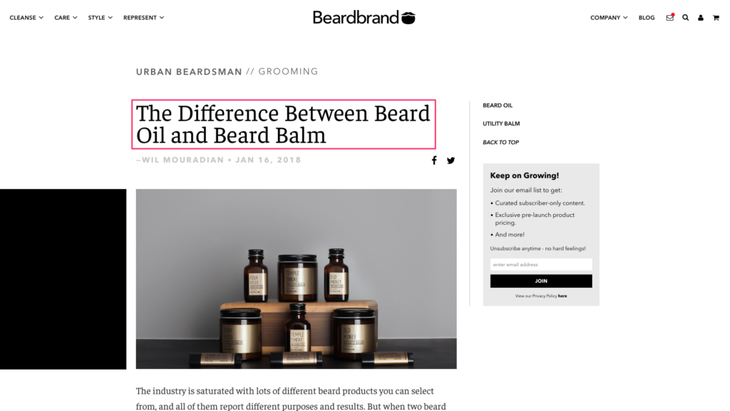 The Difference Between Beard Oil and Beard Balm