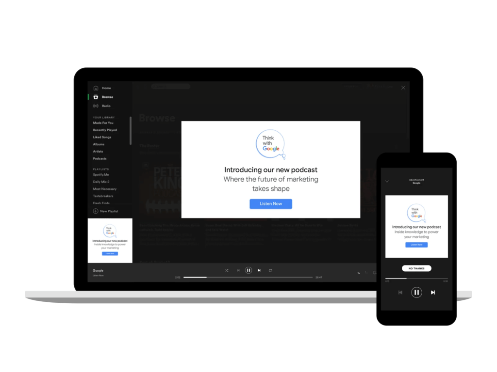 Think With Google Spotify Podcast Campaign