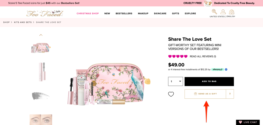 Too Faced Product Page