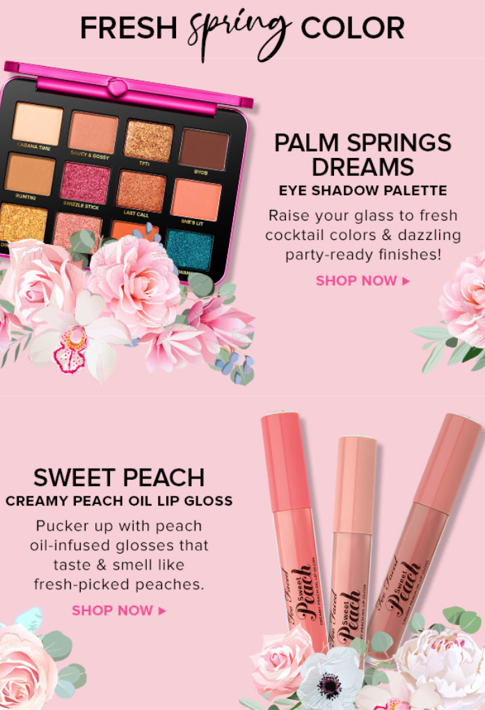 Too Faced Spring Email 2