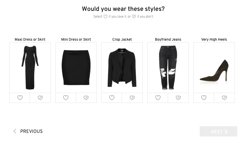 Topshop Lead Generation Quiz 2