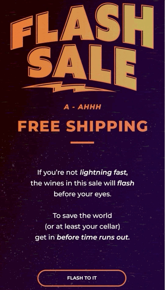 Vinomofo Flash Sale Email