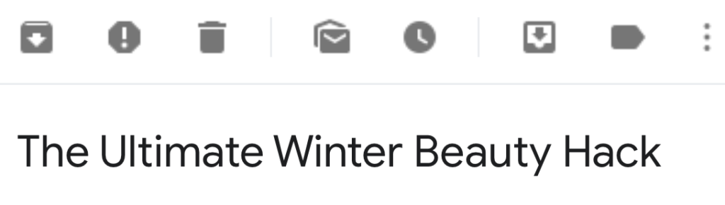 Violet Grey Subject Line