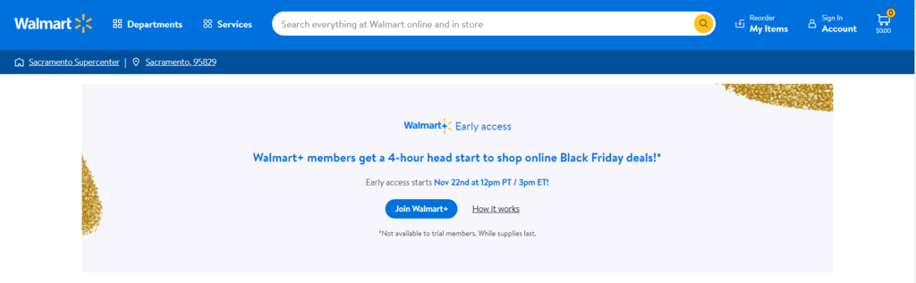 Walmart Black Friday Early Access