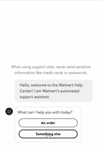 Walmart Live Chat