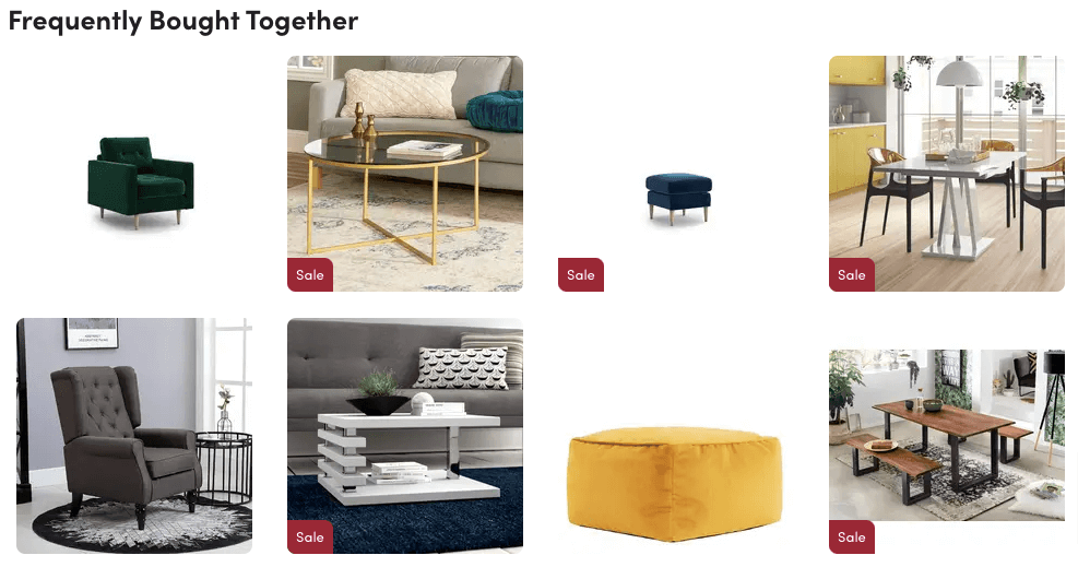 Wayfair Frequently Bought Together