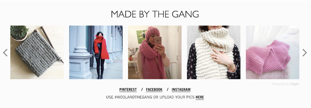 Wool and the Gang User Generated Content