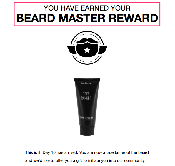 You Have Earned Your Beard Master Reward