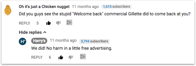 YouTube Comment