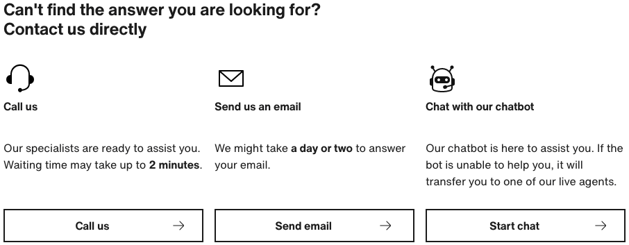 Zalando Contact Options