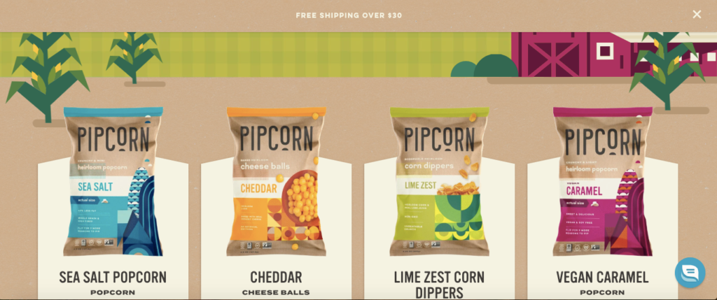 Pipcorn Products