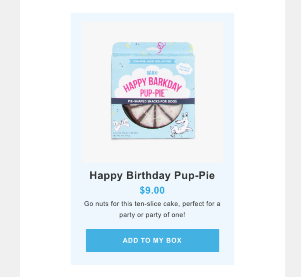 Pup Pie Product