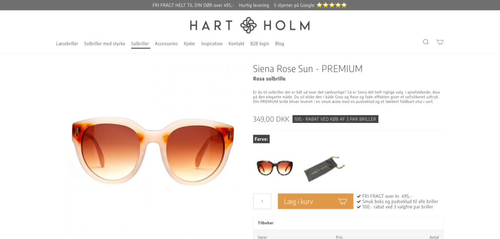 Hart Holm Glasses