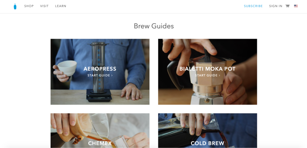 Brew Guide Categories