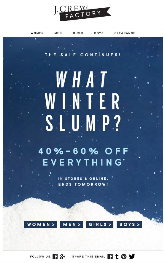 What Winter Slump