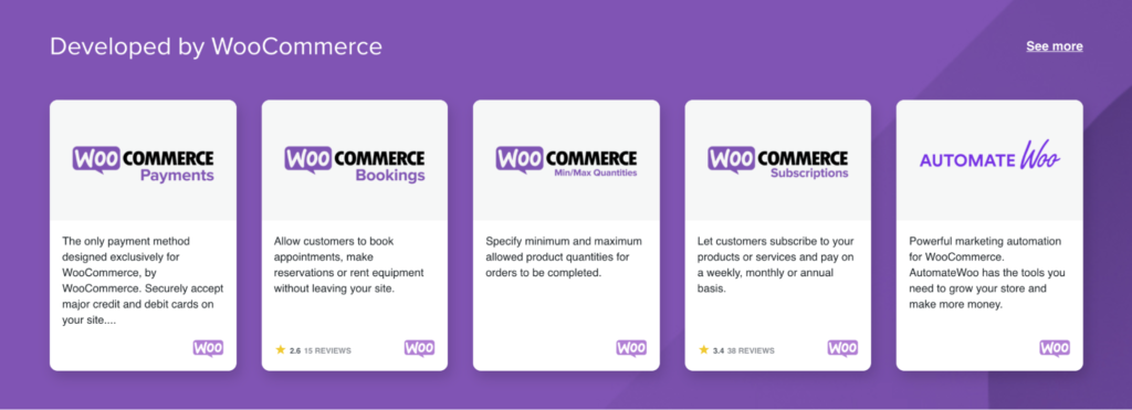 WooCommerce Official Extensions